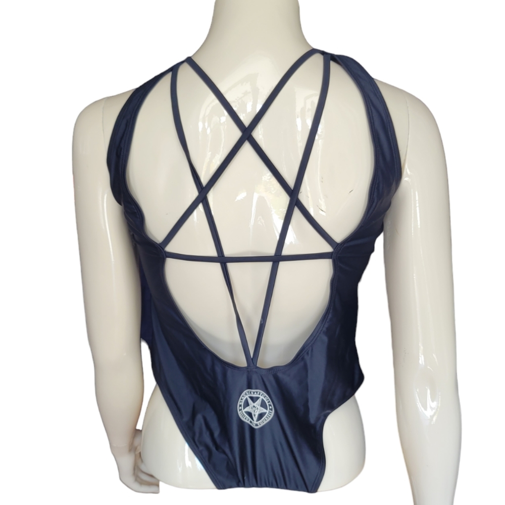 Blackcraft “Never Trust the Living” Bathing Suit Size Medium - Picture 4 of 5